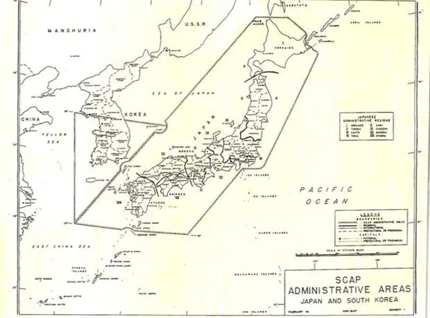 マッカーサーラインと竹島 - 暫定的漁業境界線であり国境ではないことを韓国は知らない